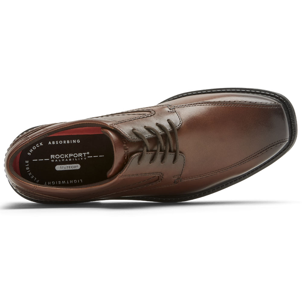 Rockport Mens Oxfords Brown - Style Leader 2 Bike Toe - UK 812-RKBHPN